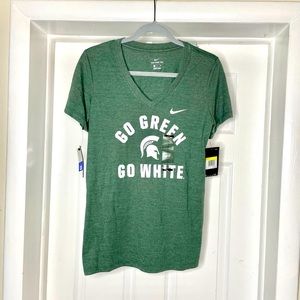 The Nike Tee. Go Green. Go White Spartan. Michigan State MSU